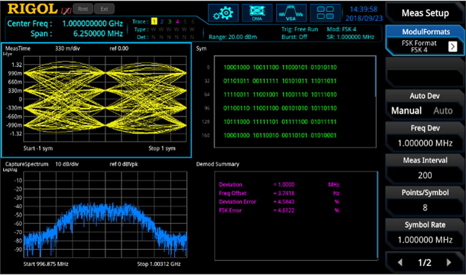 Vector Signal Option for Real-Time Spectrum Analyzers